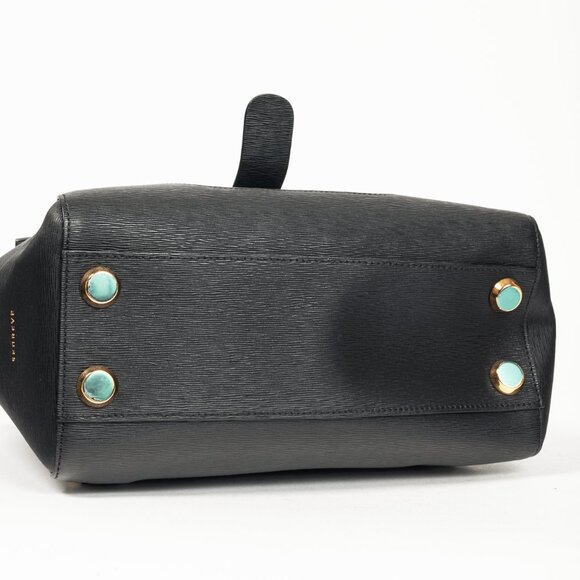 Senreve Midi Maestra Black Textured-Leather Backpack - Picture 5 of 16